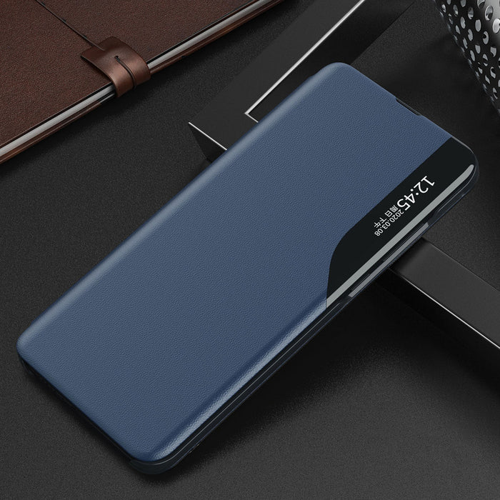 Eco Leather View Case for Xiaomi Redmi Note 12 Pro+ with flip stand black