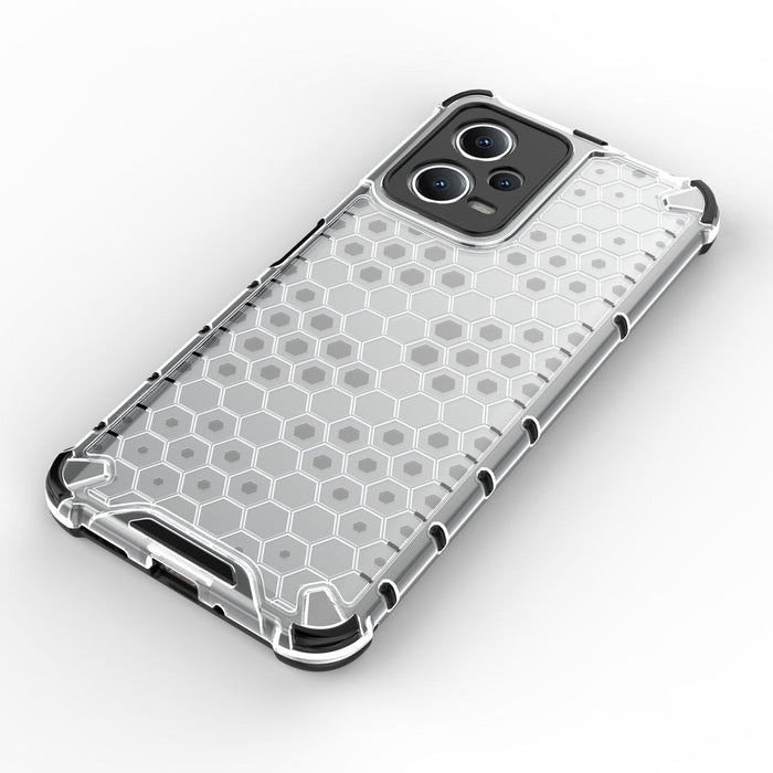 Honeycomb case for Xiaomi Redmi Note 12 5G / Poco X5 5G armored hybrid cover black