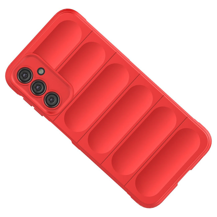Magic Shield Case for Samsung Galaxy A24 4G flexible armored cover light blue