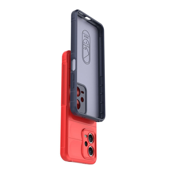 Magic Shield Case for Xiaomi Redmi Note 12 5G / Poco X5 5G Flexible Armor Cover Red