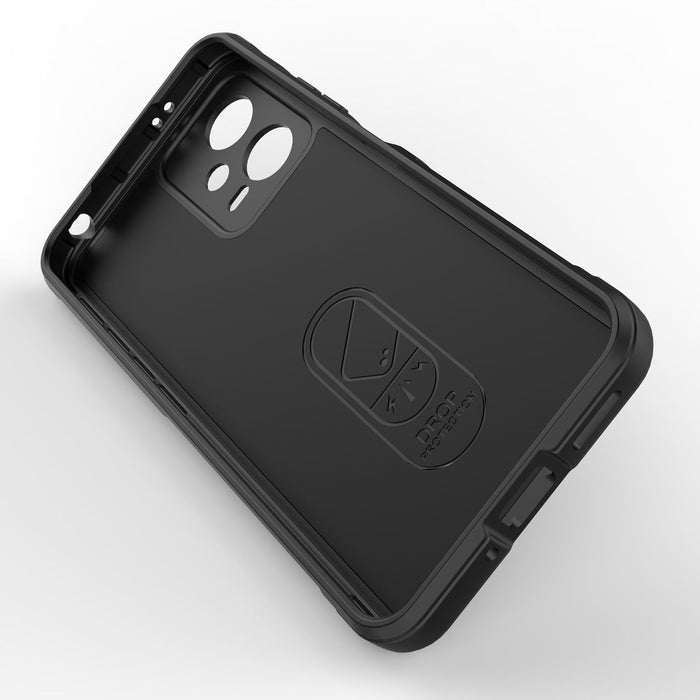 Magic Shield Case for Xiaomi Redmi Note 12 5G / Poco X5 5G Flexible Armor Cover Black
