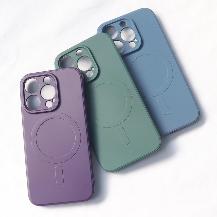 iPhone 14 Plus Silicone Case Magsafe - ice blue