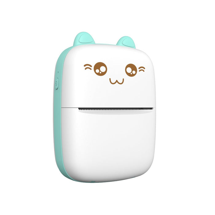 HURC9 Bluetooth Thermal Printer Kitty Mini with App - Blue