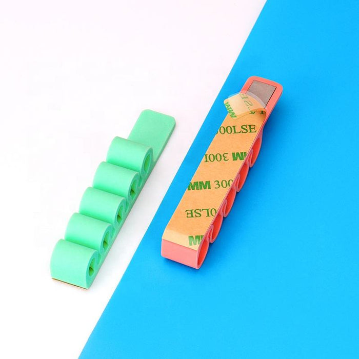 Silicone office organizer - pink