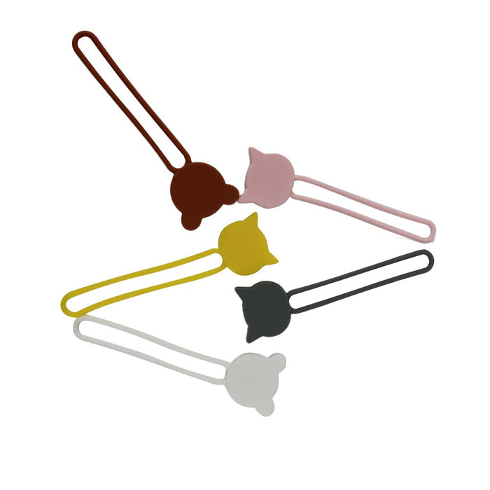 Silicone cable reel - yellow