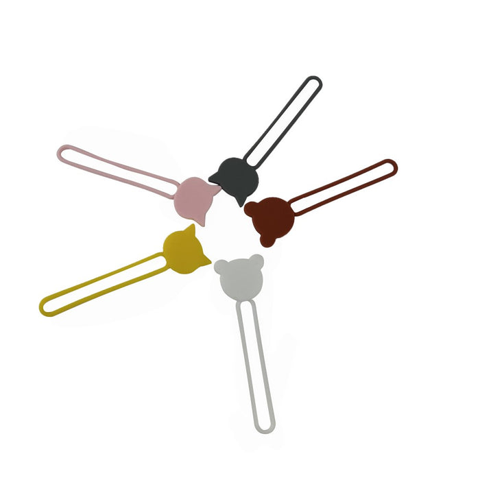 Silicone cable reel - yellow