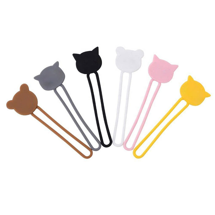 Silicone cable reel - black