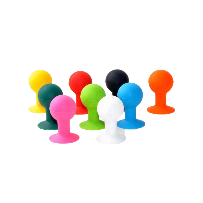 Phone holder with a round head - purple
