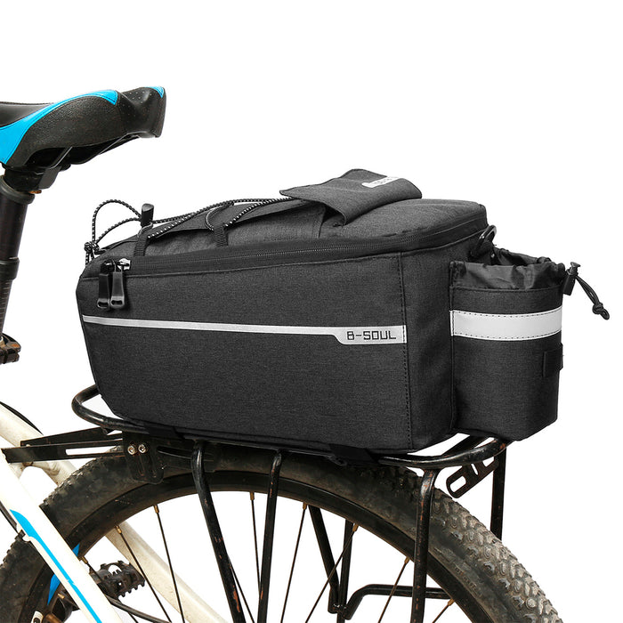 WYA26Y0S Thermal Bike Pannier Bag with Shoulder Strap - Black