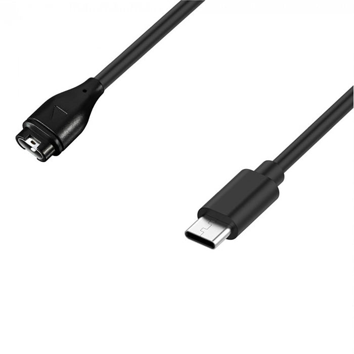 Magnetic Charger for Garmin Smartwatches with USB-C - Black