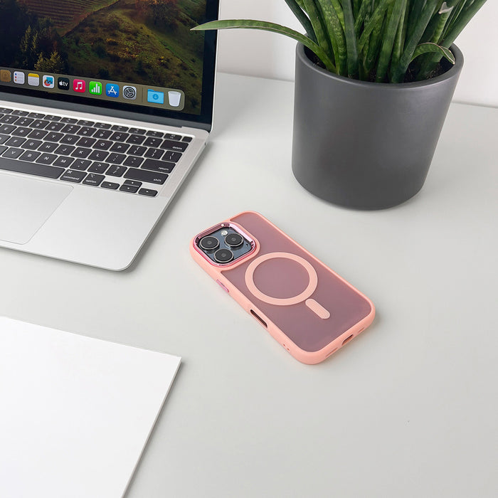 Magnetic Collection MagSafe iPhone 16 Pro Case - Pink