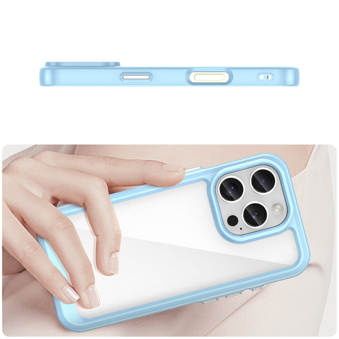 Outer Space Case with Gel Frame for iPhone 16 Pro - Blue