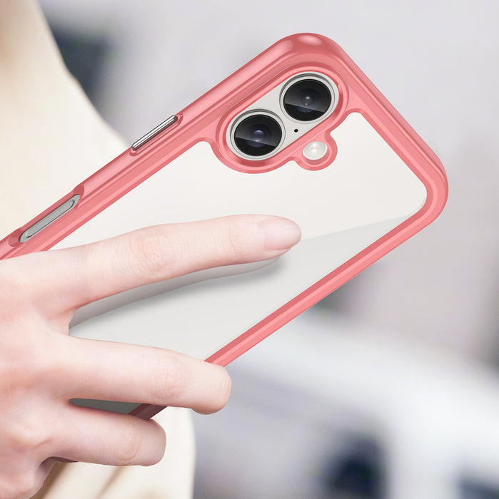 Outer Space Case with Gel Frame for iPhone 16 Plus - Red