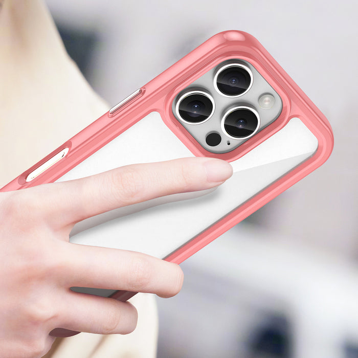 Outer Space Case with Gel Frame for iPhone 16 Pro Max - Red