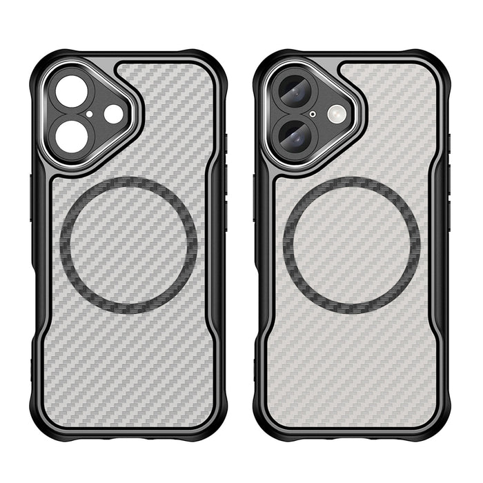 Leading Series MagSafe Silicone Case for iPhone 16 Plus - Black