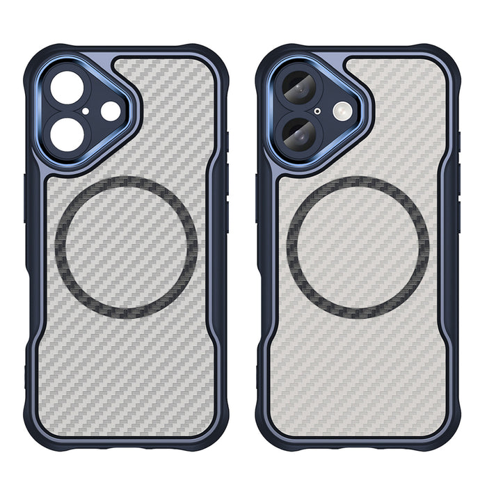 Leading Series MagSafe Silicone Case for iPhone 16 - Blue
