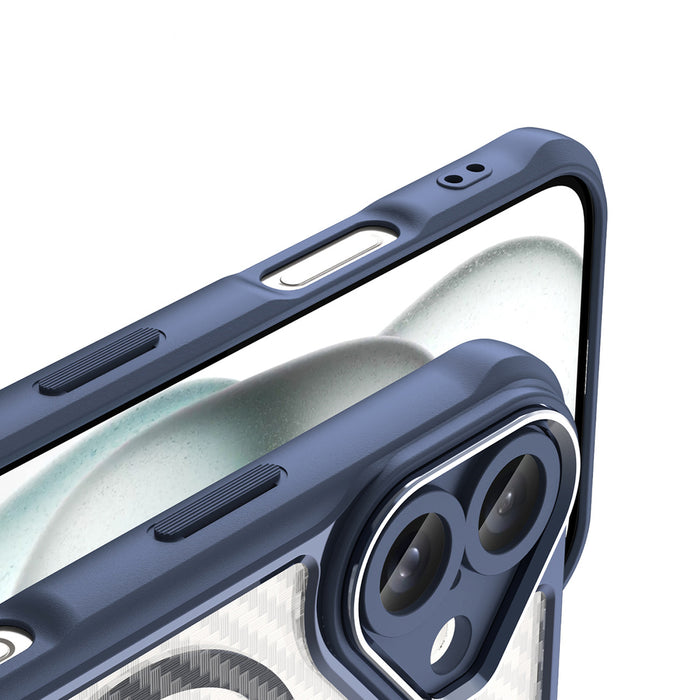 Leading Series MagSafe Silicone Case for iPhone 16 - Blue
