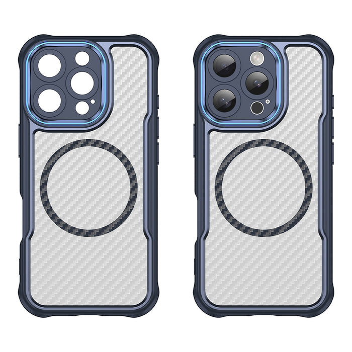 Leading Series MagSafe Silicone Case for iPhone 16 Pro - Blue