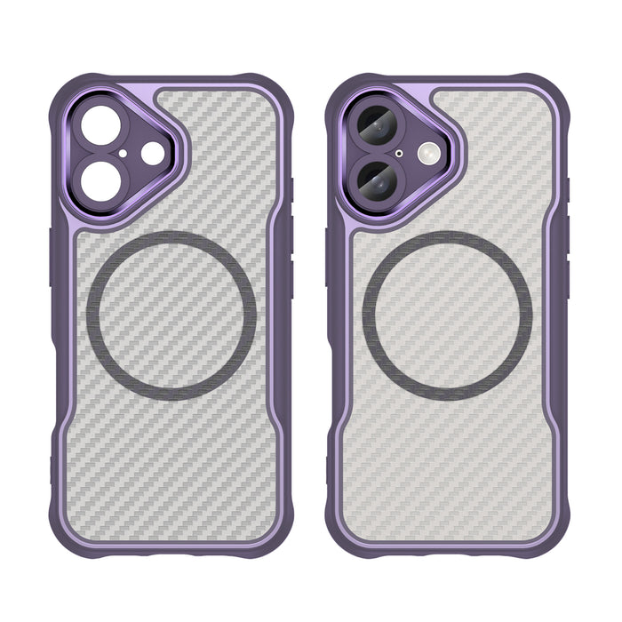Leading Series MagSafe Silicone Case for iPhone 16 Plus - Purple