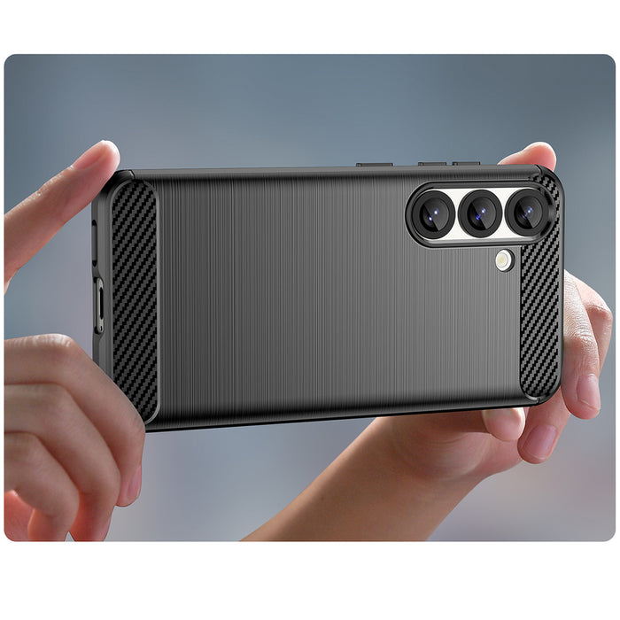 Carbon Case for Samsung Galaxy S25 - Black