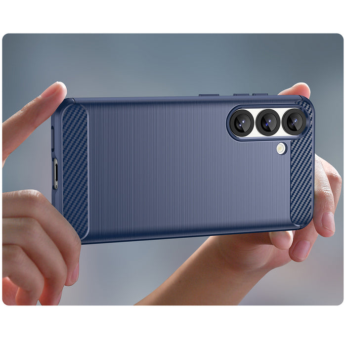 Carbon Case for Samsung Galaxy S25 - Blue