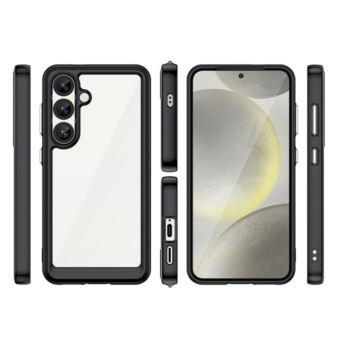 Outer Space Case with Gel Frame for Samsung Galaxy S25 - Black