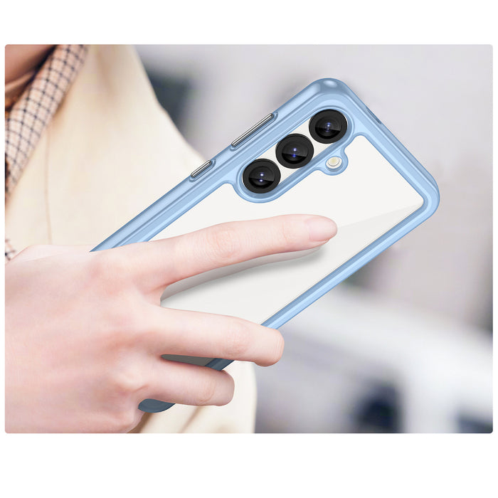 Outer Space Case with Gel Frame for Samsung Galaxy S25 - Blue