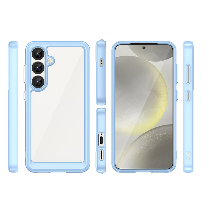 Outer Space Case with Gel Frame for Samsung Galaxy S25 - Blue