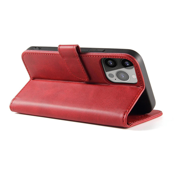 Magnet Case with Flip for Samsung Galaxy S25+ - Red