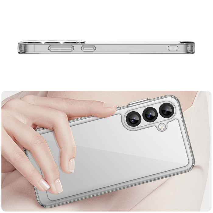 Outer Space Case with Gel Frame for Samsung Galaxy S25+ - Transparent