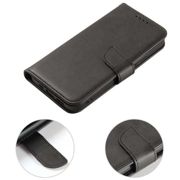 Magnet Case with Flip for Samsung Galaxy S25 Ultra - Black