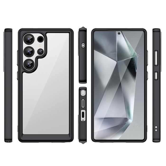 Outer Space Case with Gel Frame for Samsung Galaxy S25 Ultra - Black