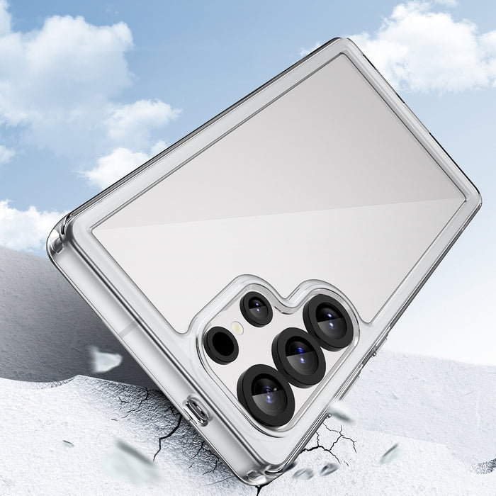 Outer Space Case Silicone Case with Gel Frame for Samsung Galaxy S25 Ultra - Transparent