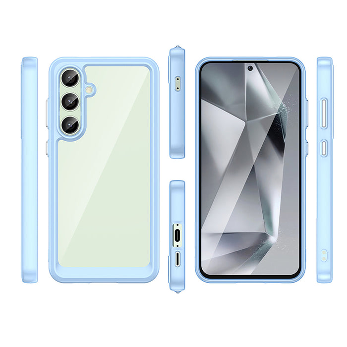 Outer Space Case with Gel Frame for Samsung Galaxy S24 FE - Blue