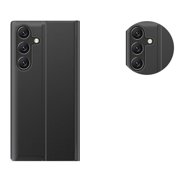 New Sleep Case Flip Cover with Stand Function for Samsung Galaxy A26 - Black