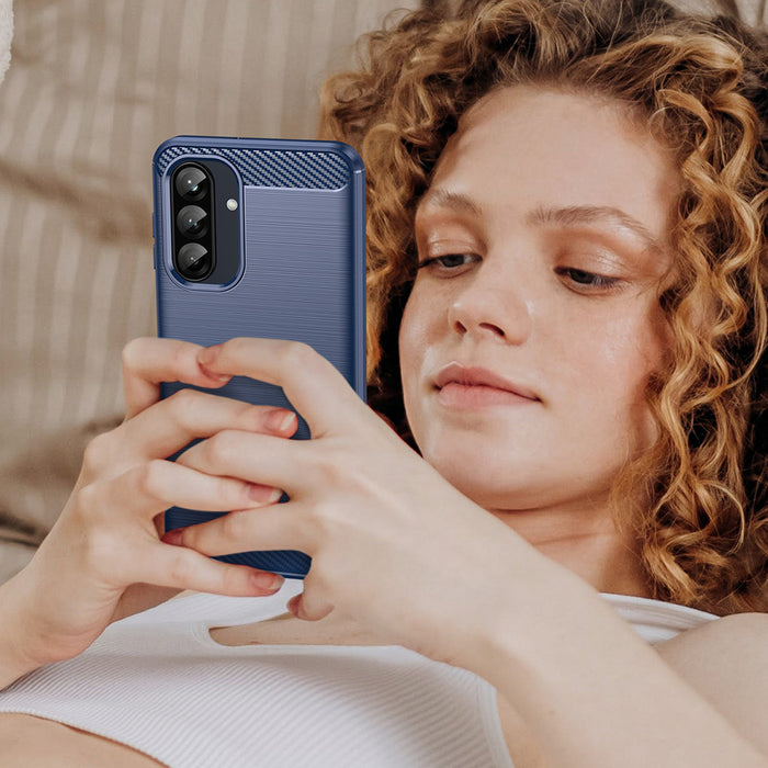Carbon Case for Samsung Galaxy A26 - Blue