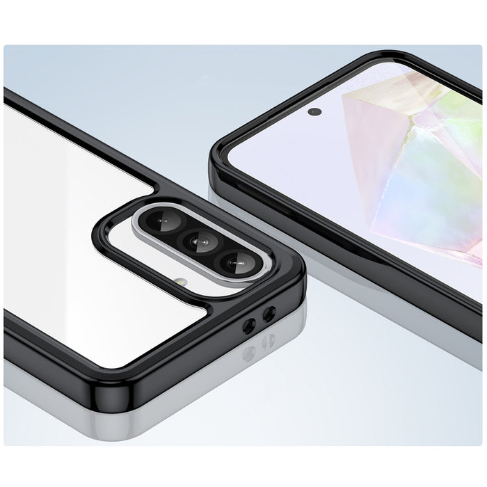 Outer Space Case for Samsung Galaxy A26 Cover with Flexible Frame - Black