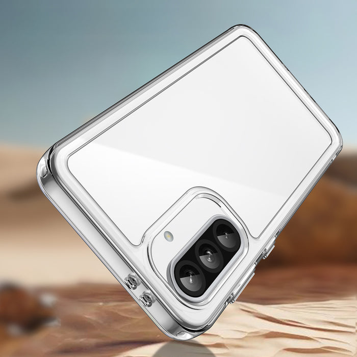 Outer Space Case for Samsung Galaxy A26 Cover with Flexible Frame - Transparent