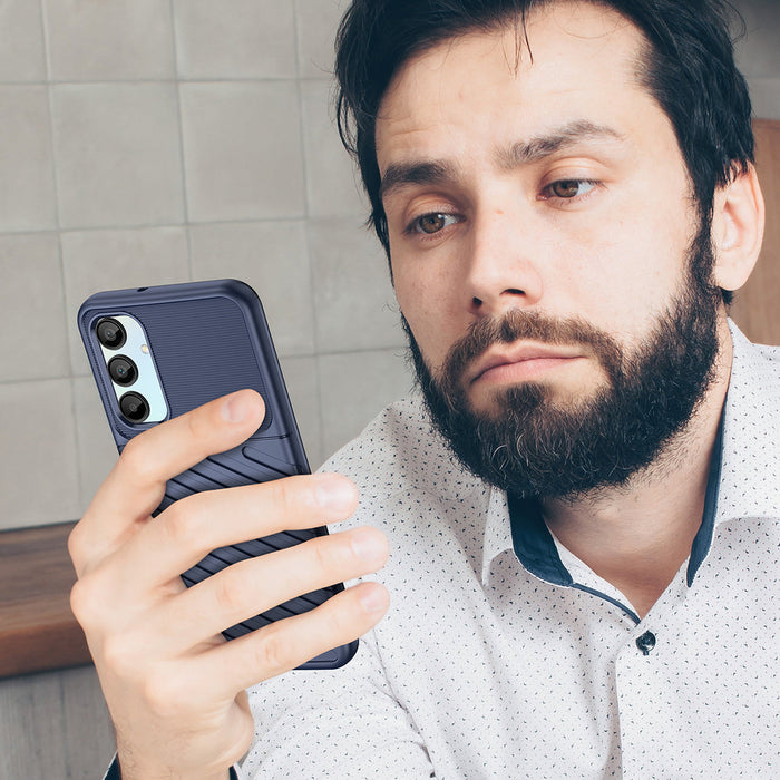 Thunder Case for Samsung Galaxy A26 silicone armored cover - blue