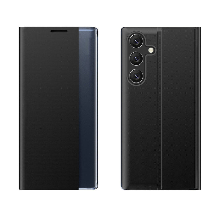 New Sleep Case Flip Cover with Stand Function for Samsung Galaxy A36 - Black