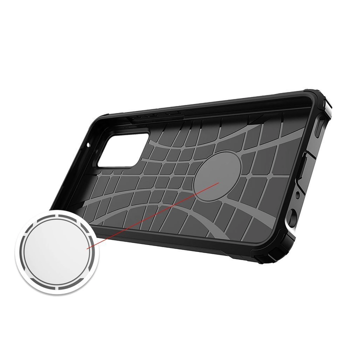 Hybrid Armor Case for Samsung Galaxy A36 - Silver