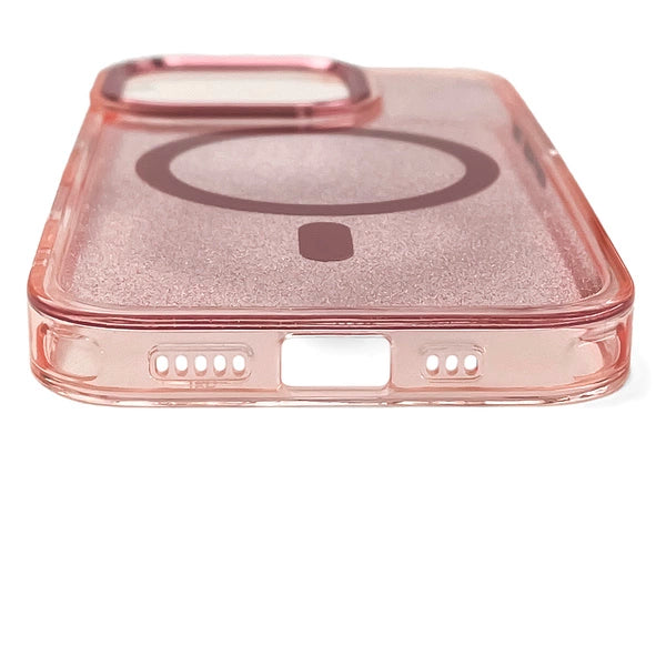 Glitter Case with MagSafe for iPhone 16e / 17e - Pink