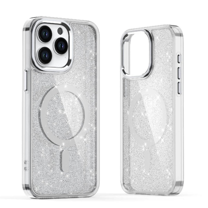 Glitter Case with MagSafe for Samsung Galaxy A26 5G - White