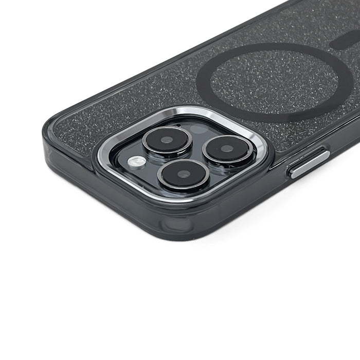 Glitter Case with MagSafe for Samsung Galaxy S25 Edge - Black