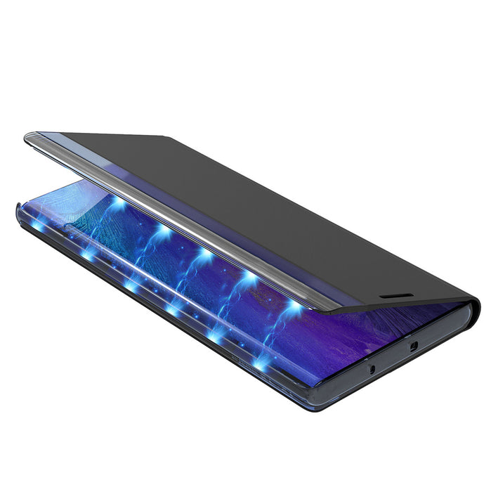 New Sleep Case with a flap and stand for iPhone 16e / 17e - blue