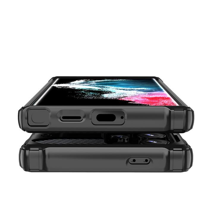 Hybrid Armor Case for Samsung Galaxy S25 Edge - Blue