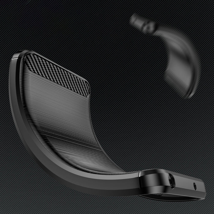 Carbon Case Flexible Silicone for Nothing Phone (3a) - Black