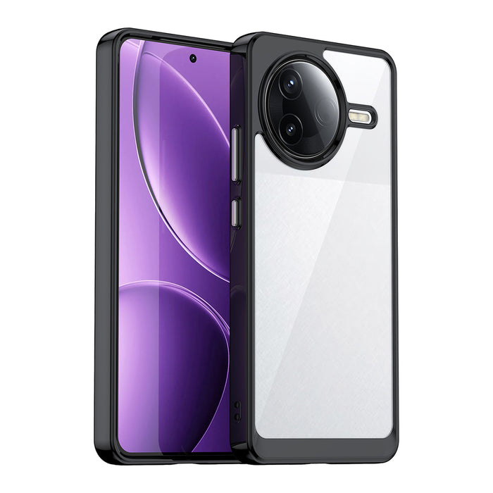 Outer Space Case with Gel Frame for Xiaomi Poco F7 Ultra - Black