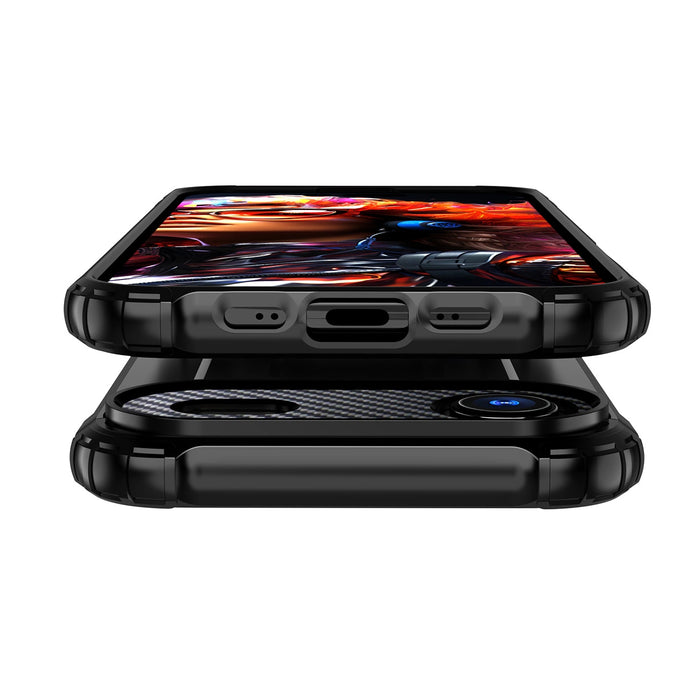 Hybrid Armor Case for iPhone 17 Air - Black