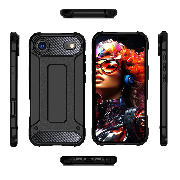 Hybrid Armor Case for iPhone 17 Air - Black